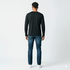 Mason Black Long Sleeve Crew - Che Cose Belle