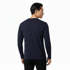 Mason Navy Long Sleeve Crew - Che Cose Belle