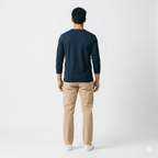 Mason Navy Long Sleeve Crew - Che Cose Belle
