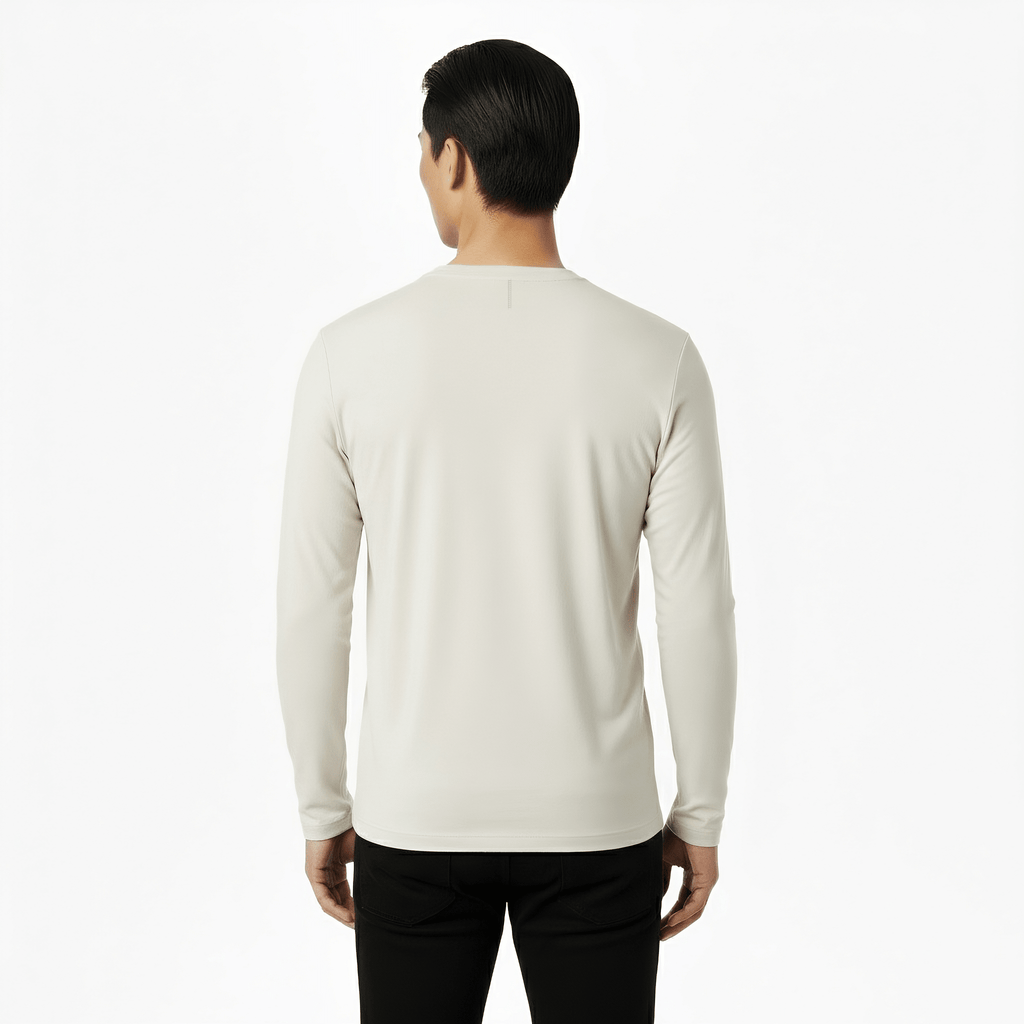 Mason White Long Sleeve Crew - Che Cose Belle