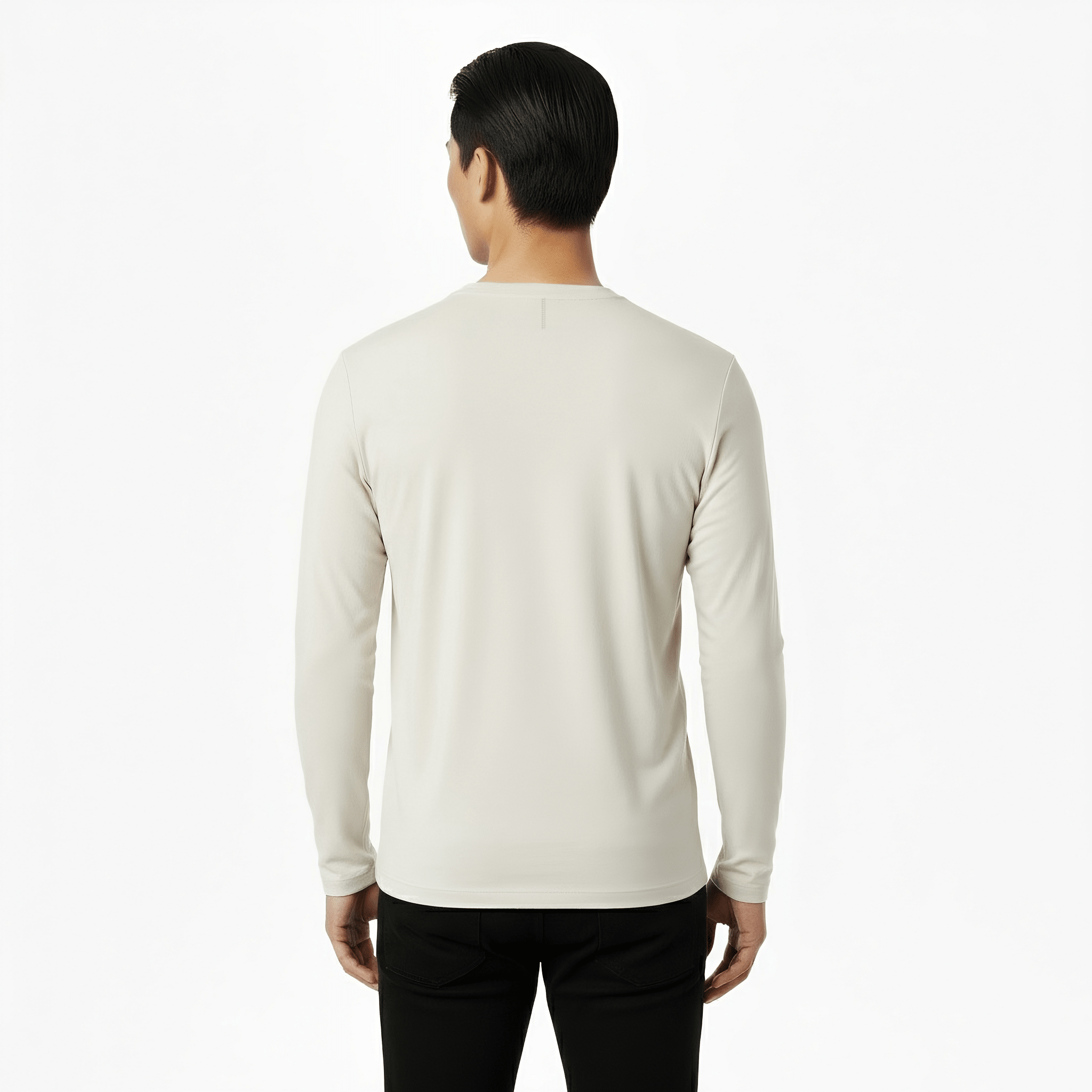 Mason White Long Sleeve Crew - Che Cose Belle