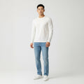 Mason White Long Sleeve Crew - Che Cose Belle