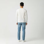 Mason White Long Sleeve Crew - Che Cose Belle
