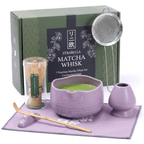Matcha Whisk Set — Bamboo Chasen + Ceramic Chawan Gift Set - Che Cose Belle