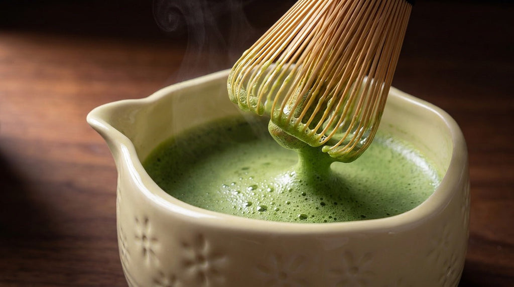 Matcha Whisk Set — Bamboo Chasen + Ceramic Chawan Gift Set - Che Cose Belle