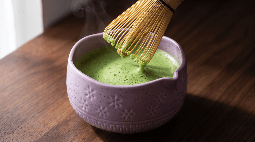Matcha Whisk Set — Bamboo Chasen + Ceramic Chawan Gift Set - Che Cose Belle