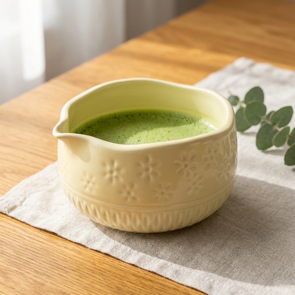 Matcha Whisk Set — Bamboo Chasen + Ceramic Chawan Gift Set - Che Cose Belle