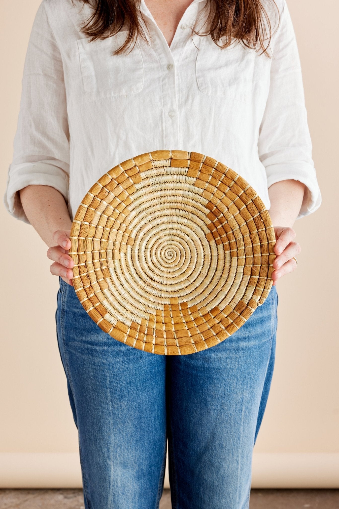 Maua Banana Bark Wall Basket - Che Cose Belle