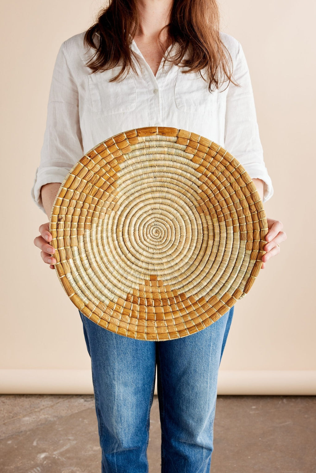 Maua Banana Bark Wall Basket - Che Cose Belle