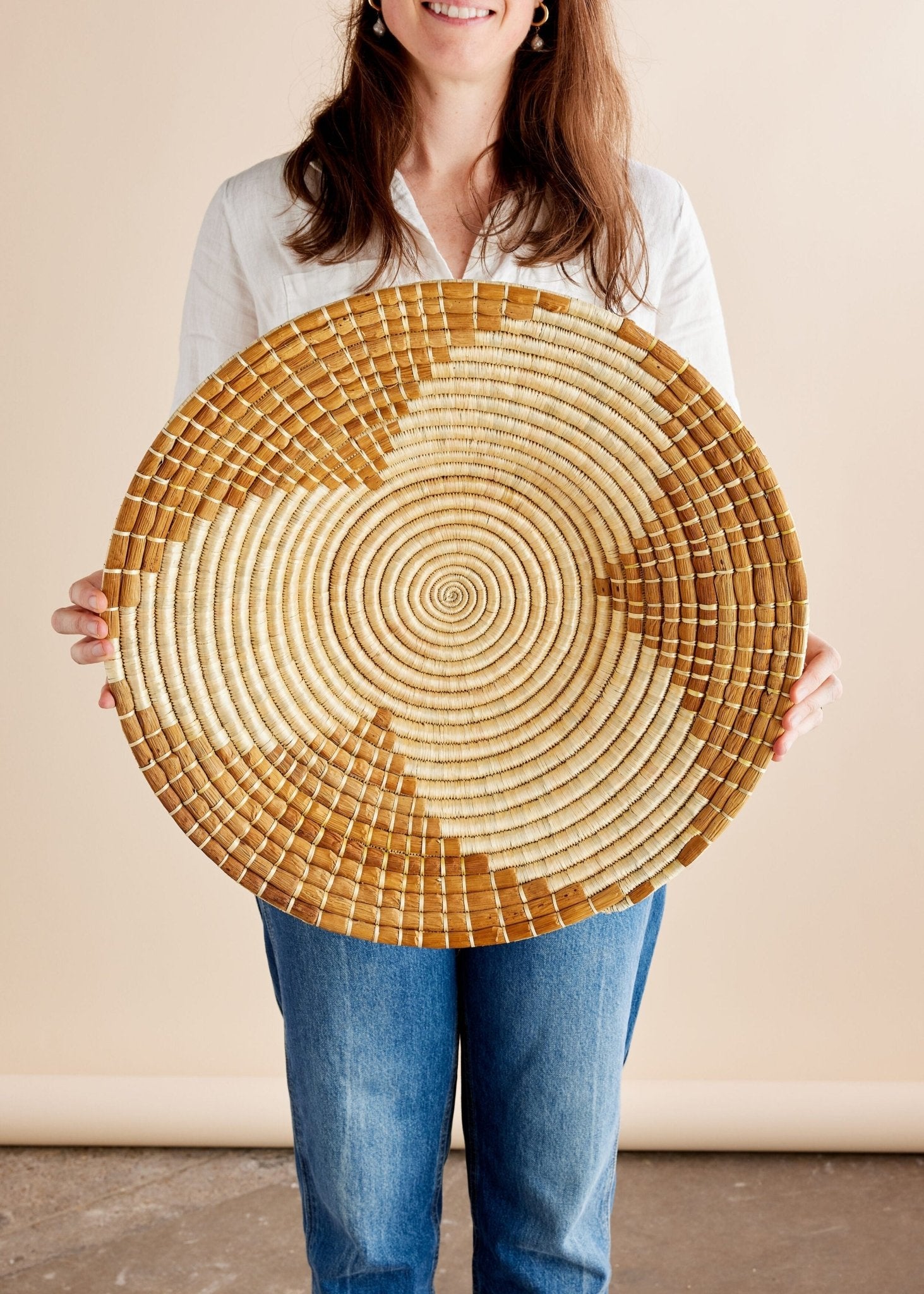 Maua Banana Bark Wall Basket - Che Cose Belle
