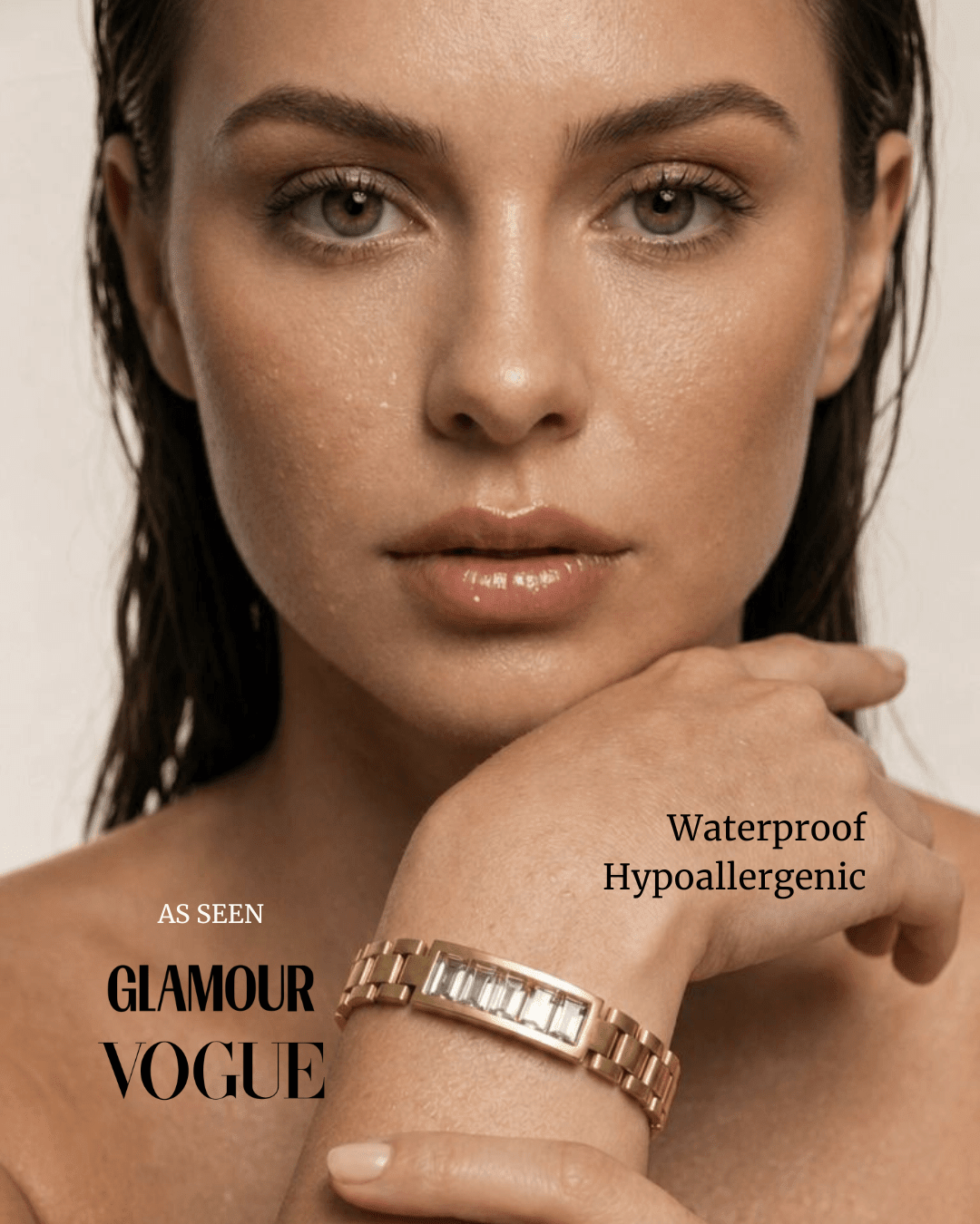 Maxine Waterproof Link Chain Crystal Bracelet - Che Cose Belle