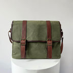 Maxwell Waxed Canvas Messenger Bag - 16” Laptop - Classic - Che Cose Belle