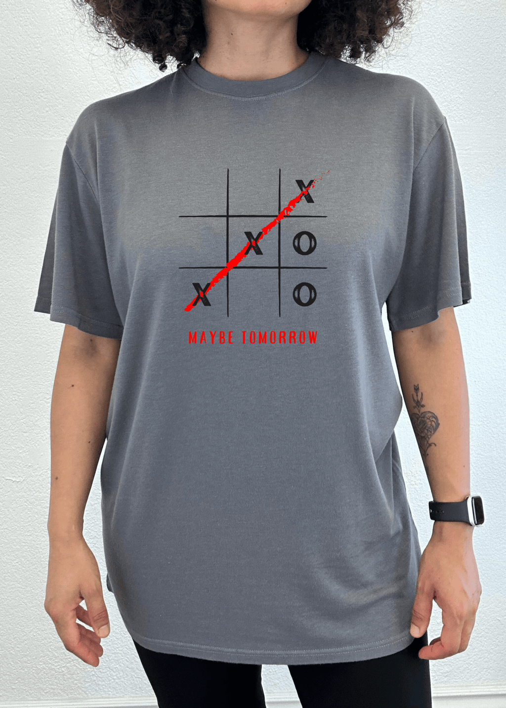 Maybe Tomorrow Unisex Bamboo/Cotton Graphic T-Shirt - Che Cose Belle