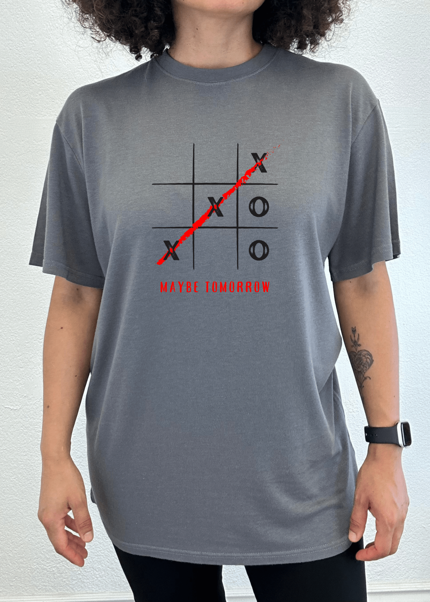 Maybe Tomorrow Unisex Bamboo/Cotton Graphic T-Shirt - Che Cose Belle