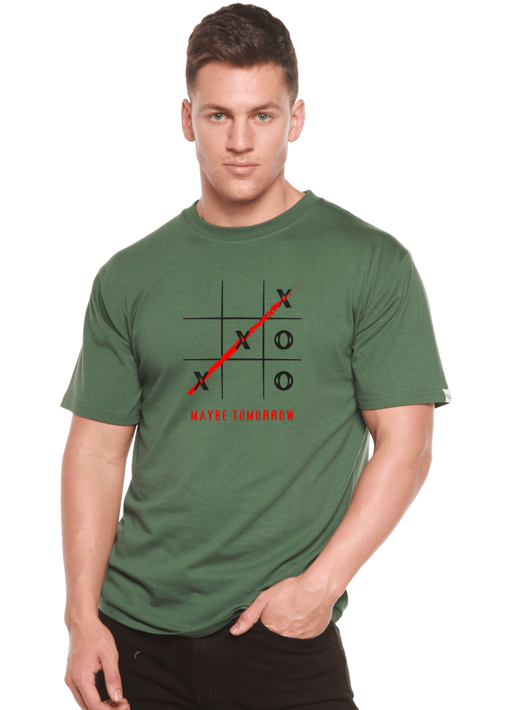 Maybe Tomorrow Unisex Bamboo/Cotton Graphic T-Shirt - Che Cose Belle
