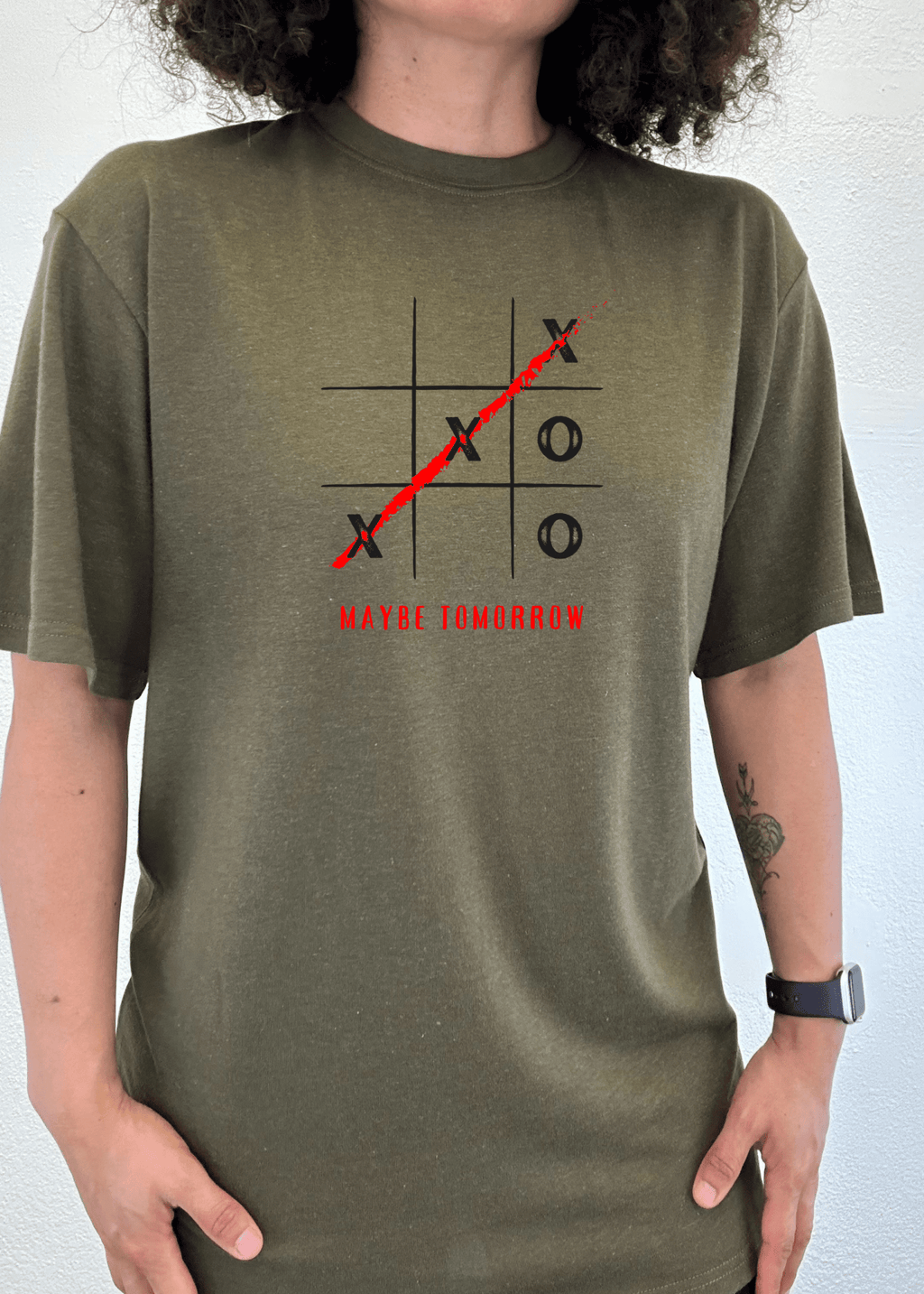 Maybe Tomorrow Unisex Bamboo/Cotton Graphic T-Shirt - Che Cose Belle