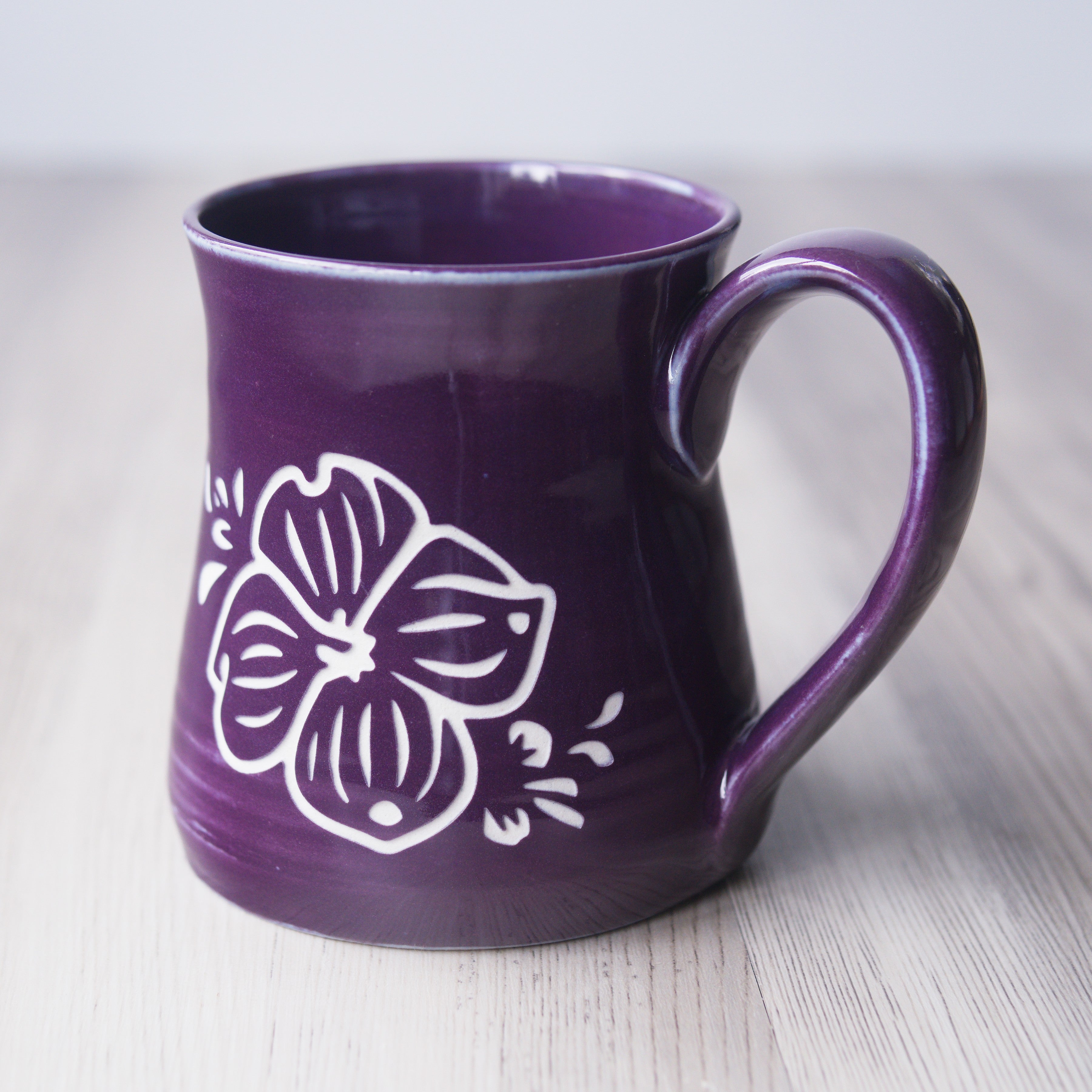 Dogwood Flower Mug - Hearth Collection Handmade Pottery