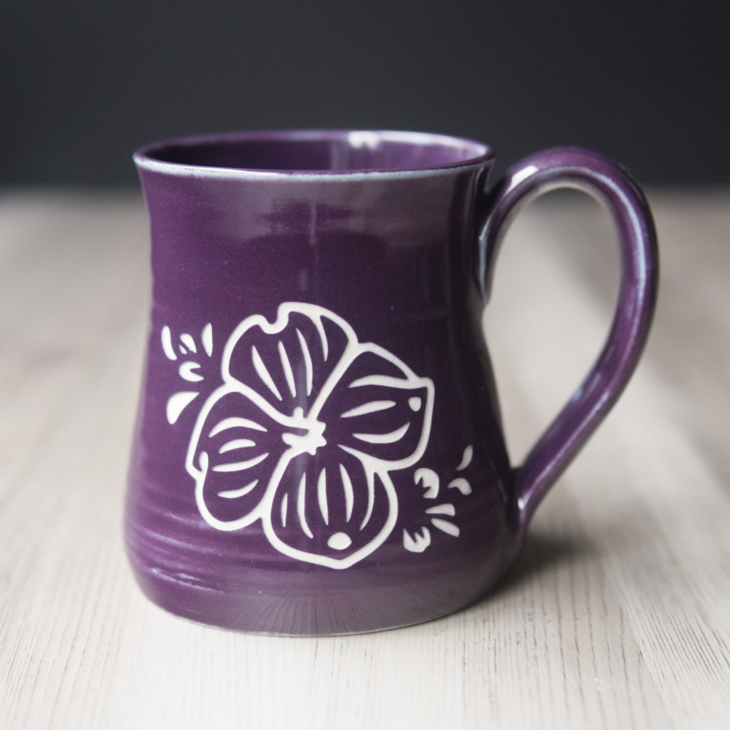Dogwood Flower Mug - Hearth Collection Handmade Pottery