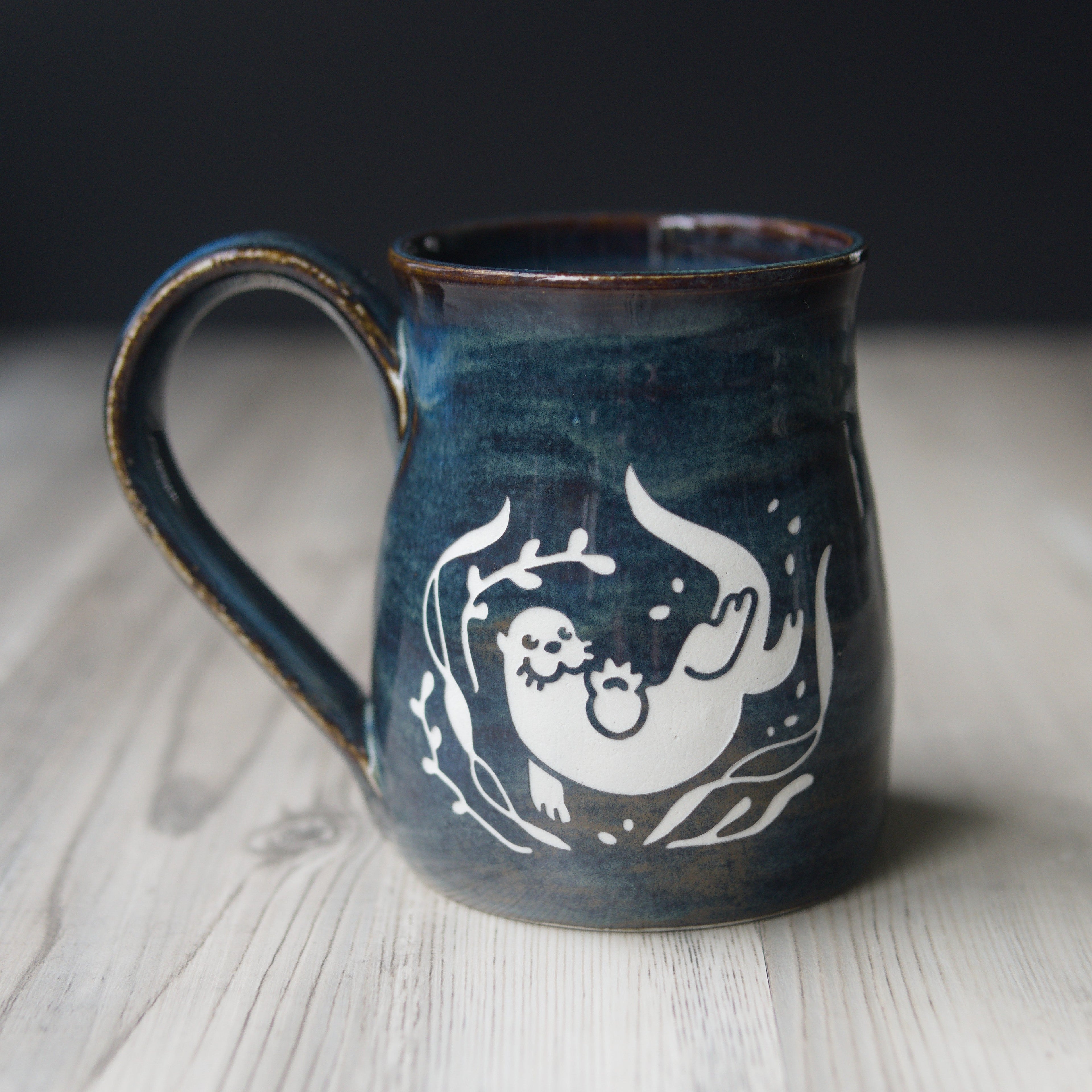 River Otter Mug - Hearth Collection Handmade Pottery