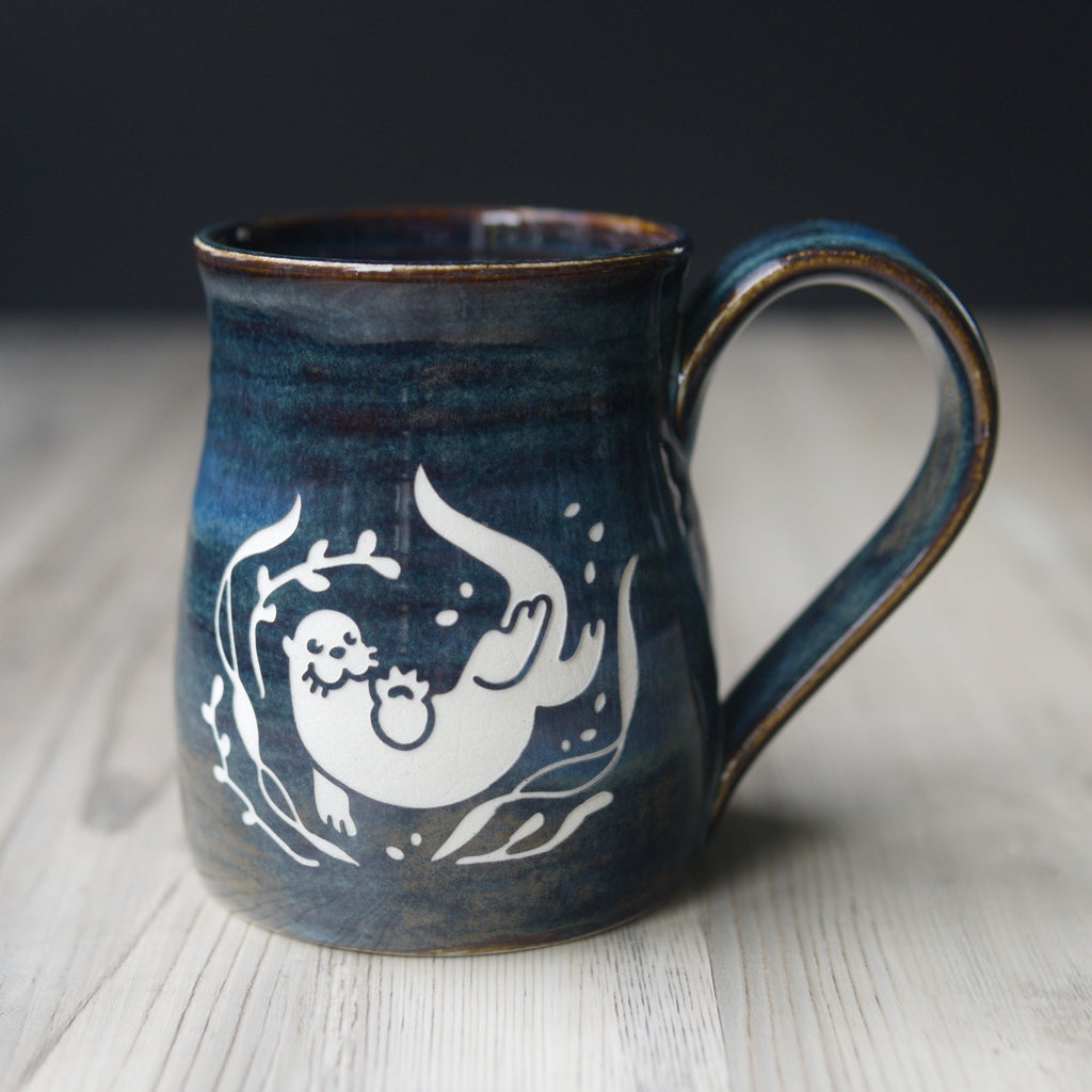 River Otter Mug - Hearth Collection Handmade Pottery