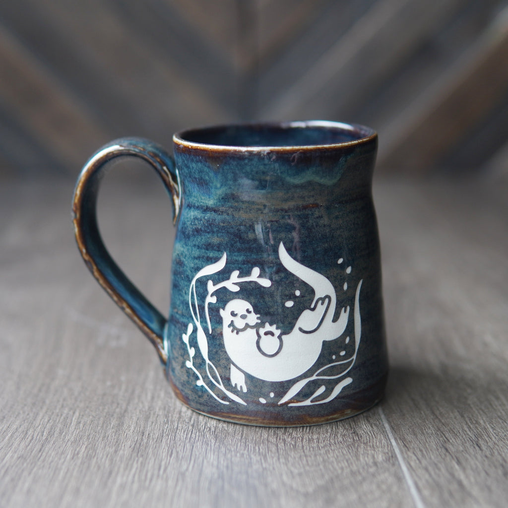 River Otter Mug - Hearth Collection Handmade Pottery