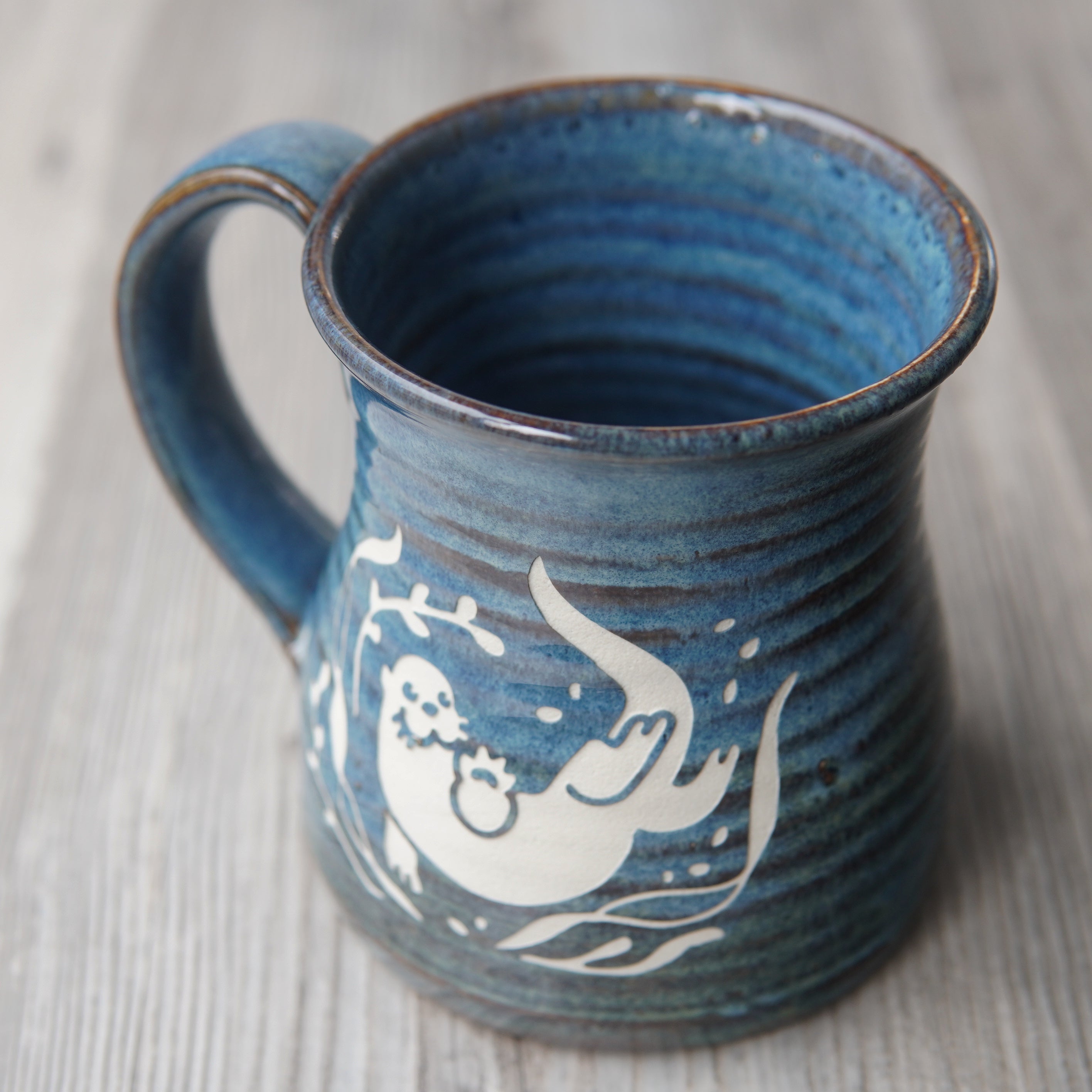 River Otter Mug - Hearth Collection Handmade Pottery