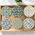 Mediterranean Lemon Coasters