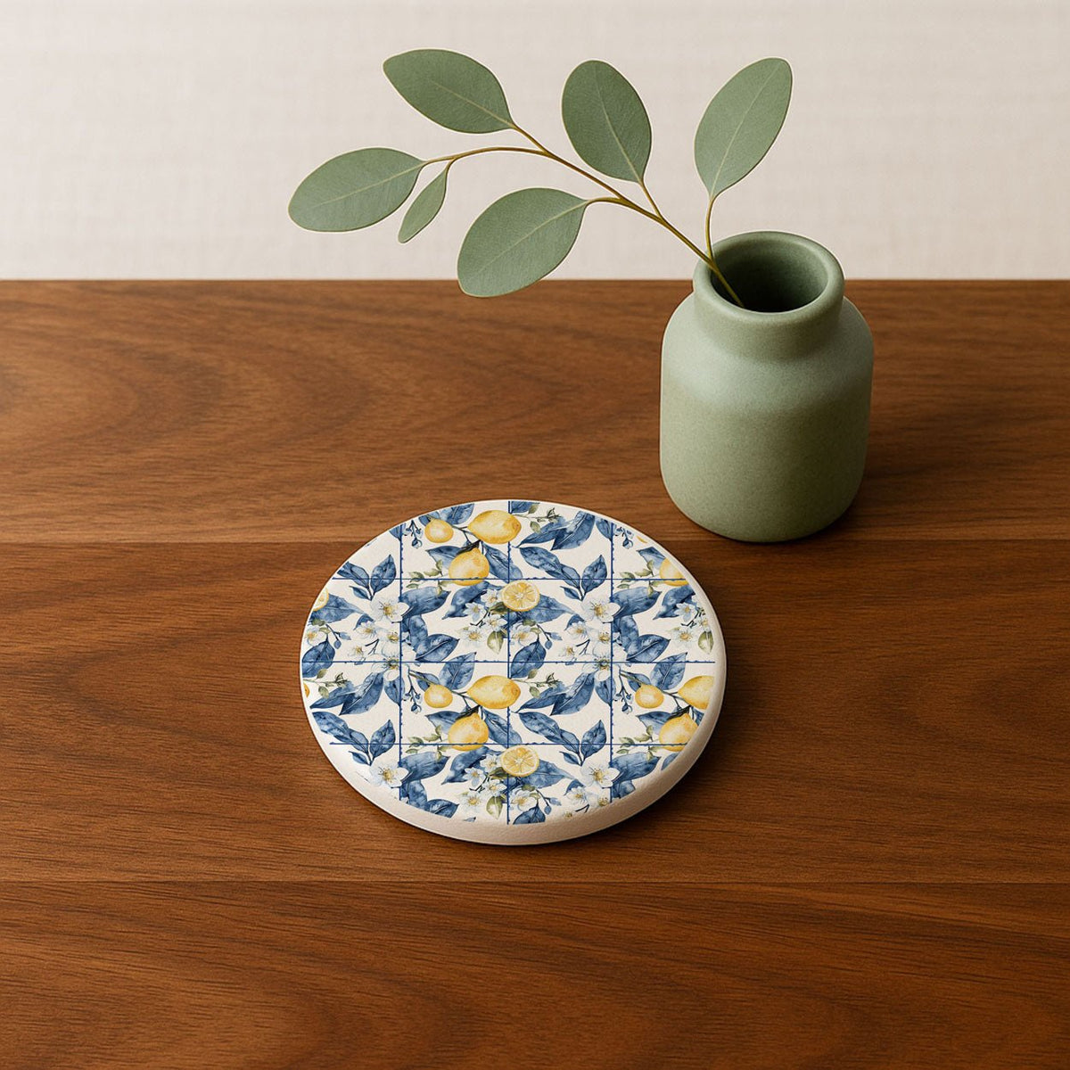 Mediterranean Lemon Coasters - Che Cose Belle