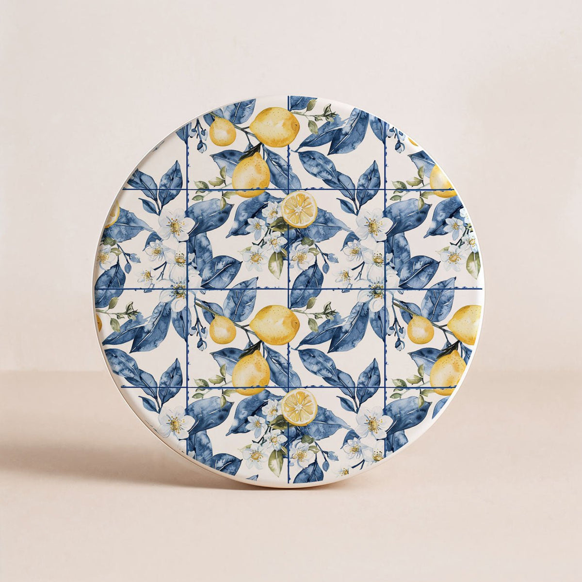 Mediterranean Lemon Coasters - Che Cose Belle