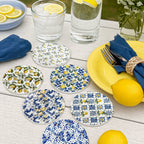 Mediterranean Lemon Coasters - Che Cose Belle
