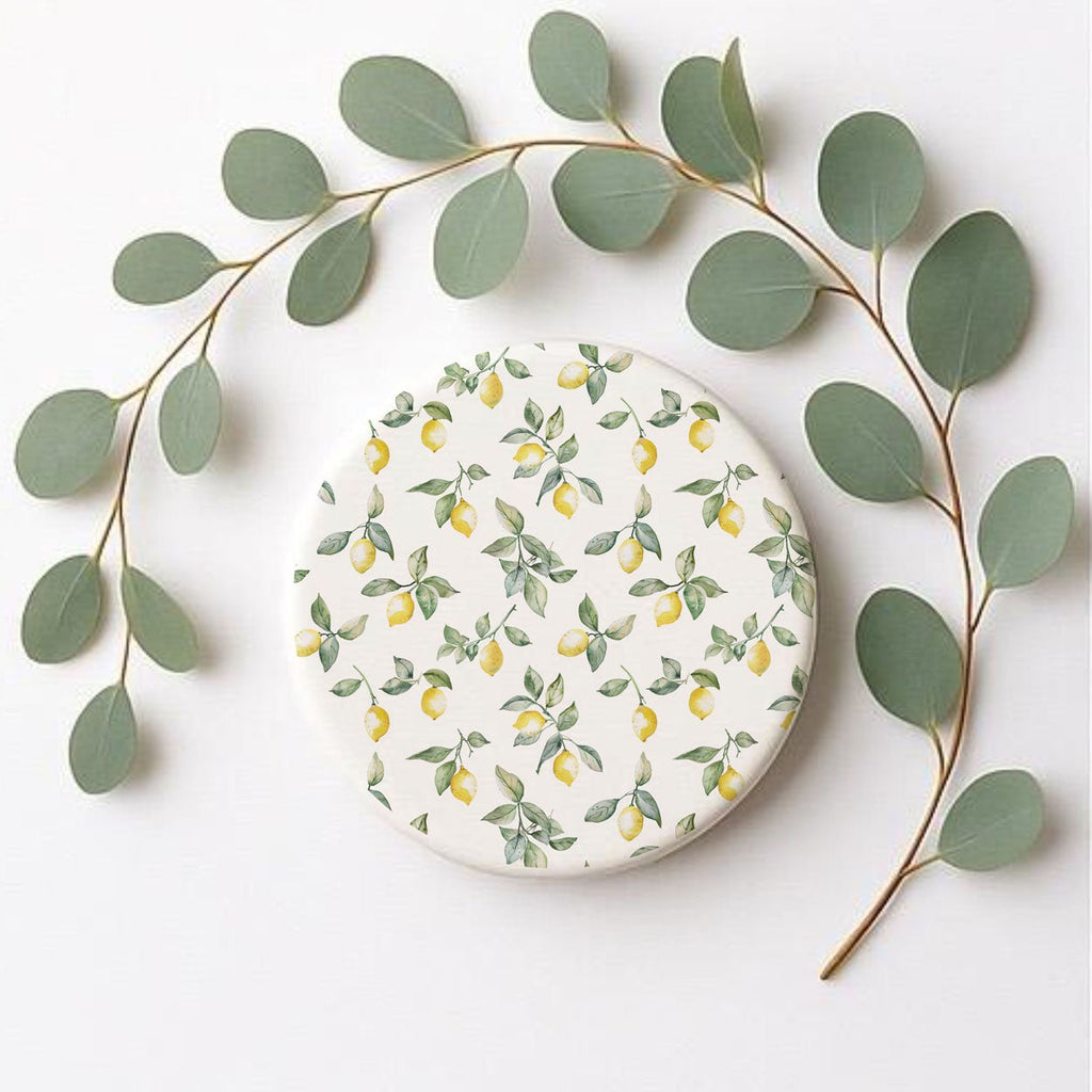 Mediterranean Lemon Coasters - Che Cose Belle