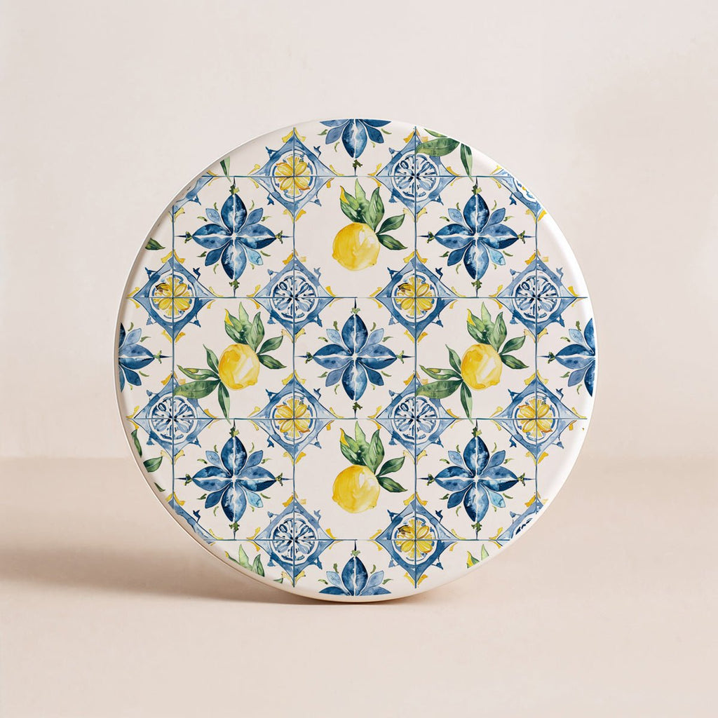 Mediterranean Lemon Coasters - Che Cose Belle