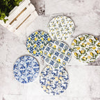 Mediterranean Lemon Coasters - Che Cose Belle