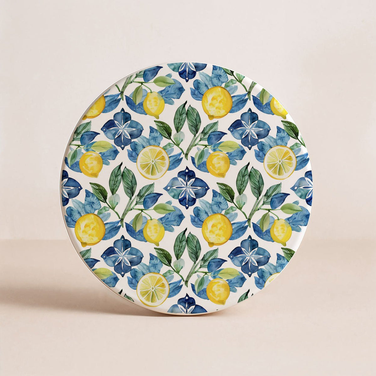 Mediterranean Lemon Coasters - Che Cose Belle
