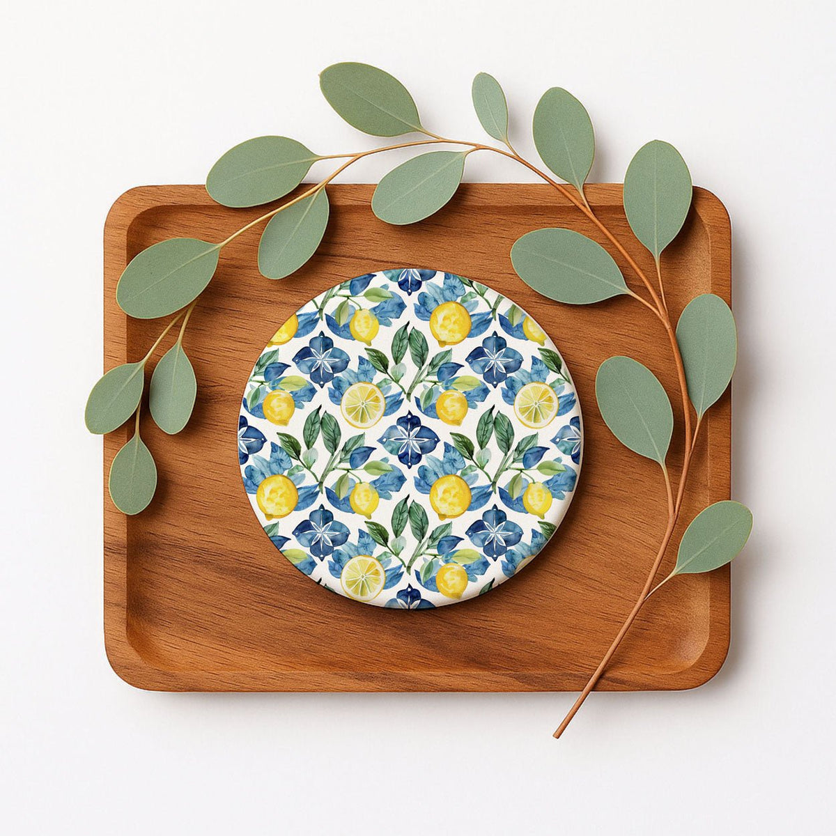Mediterranean Lemon Coasters - Che Cose Belle