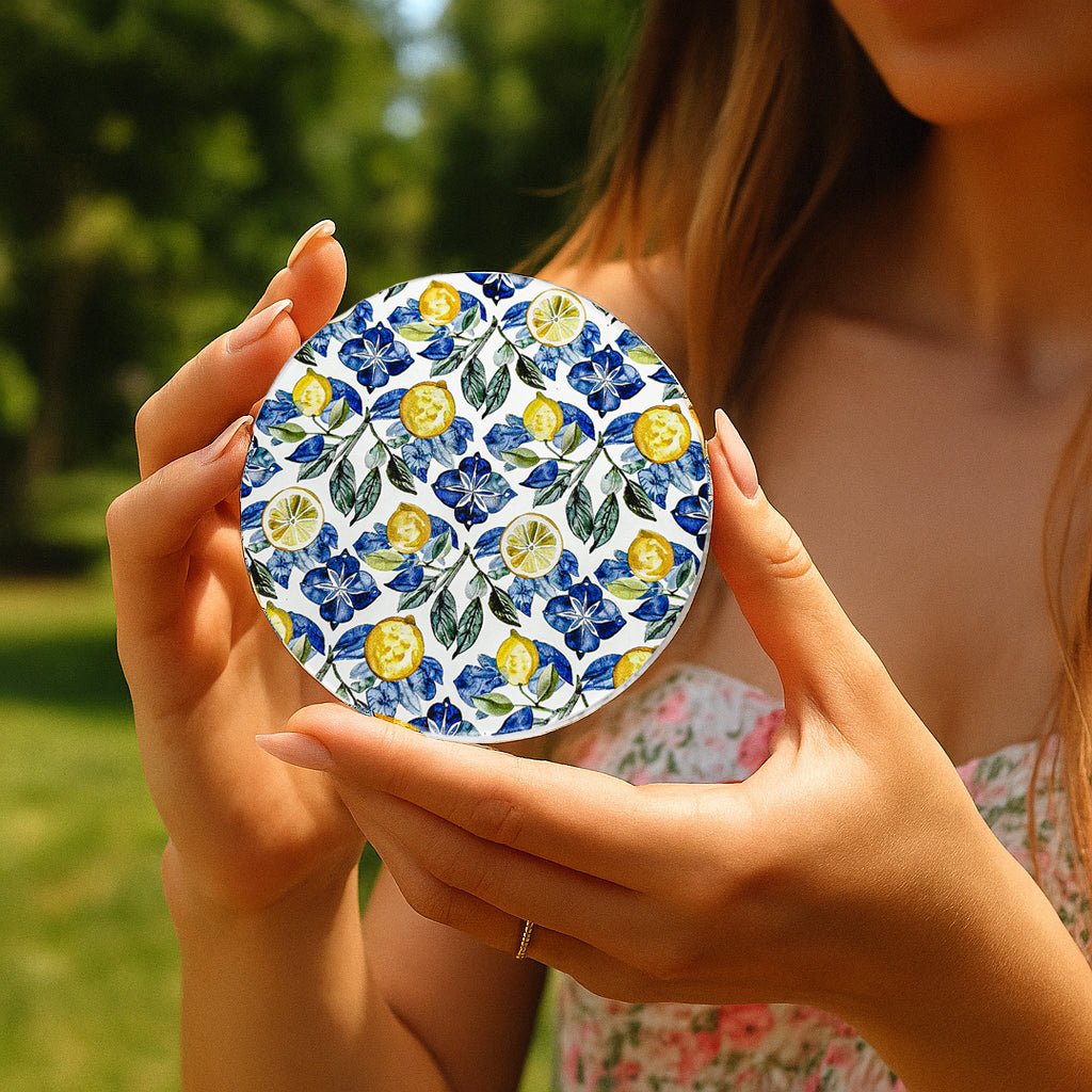 Mediterranean Lemon Coasters - Che Cose Belle