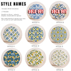 Mediterranean Lemon Coasters - Che Cose Belle