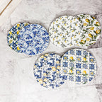 Mediterranean Lemon Coasters - Che Cose Belle