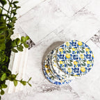 Mediterranean Lemon Coasters - Che Cose Belle