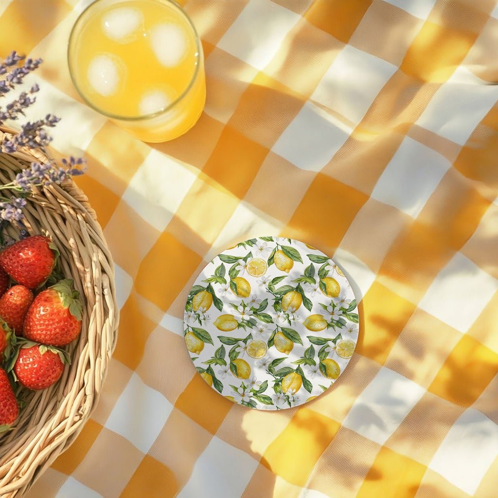 Mediterranean Lemon Coasters - Che Cose Belle