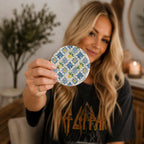 Mediterranean Lemon Coasters - Che Cose Belle