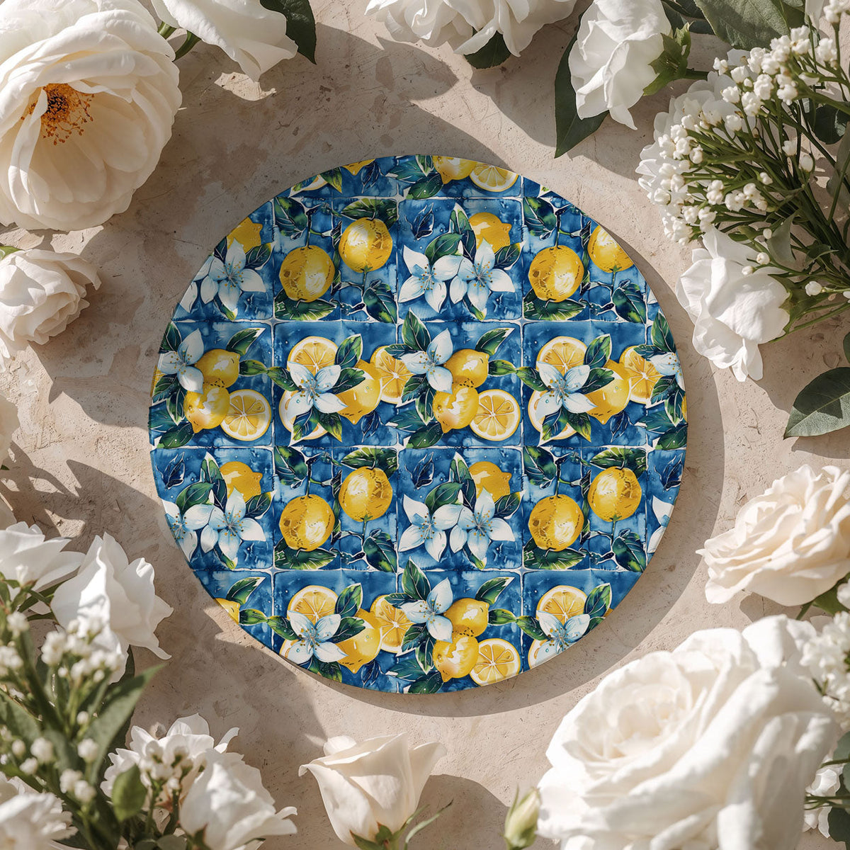 Mediterranean Lemon Coasters