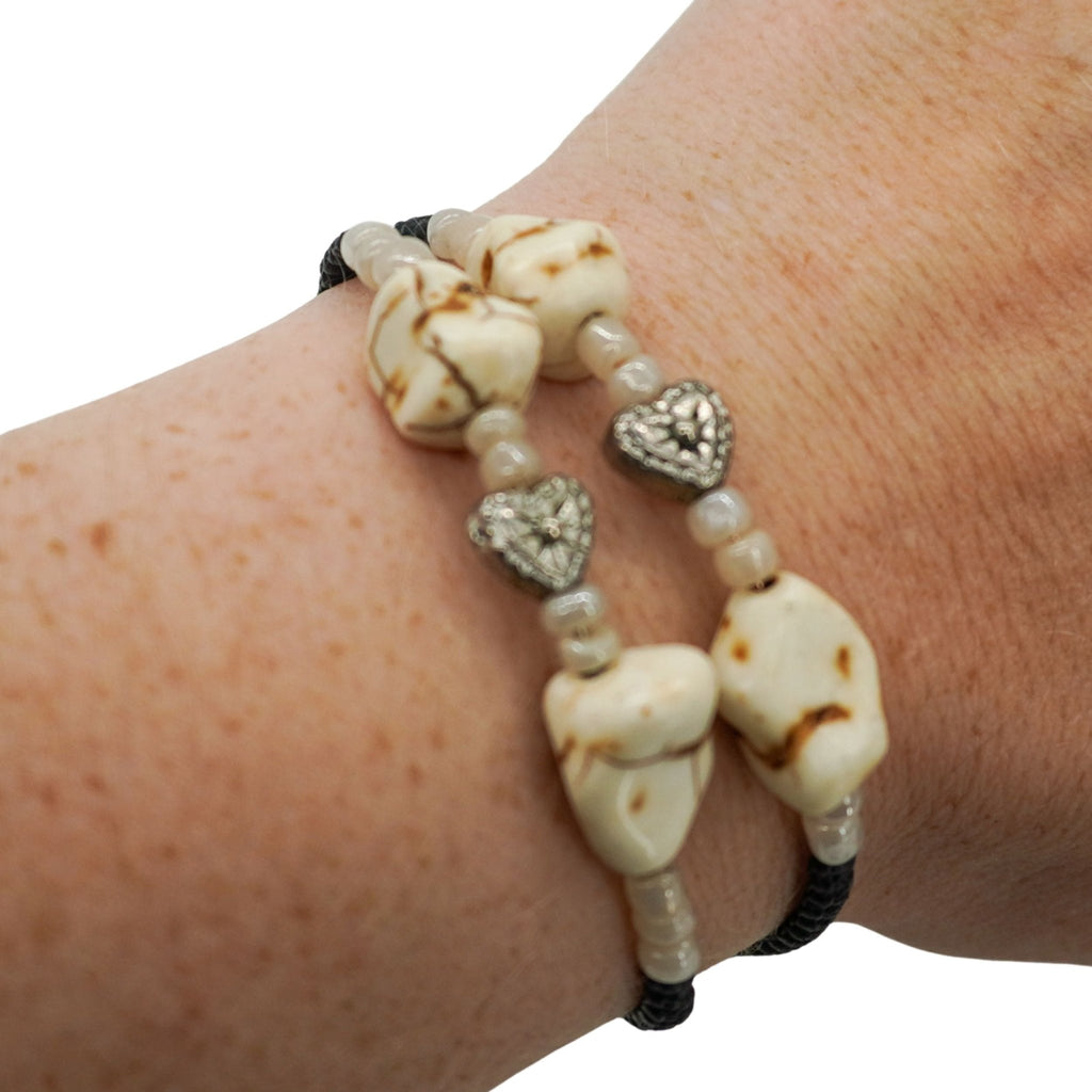 Memory Wire Bracelet Set | 2 Pack | One Size Fits All | Knots Bout U2 - Che Cose Belle