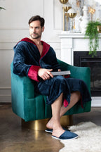 Men’s Robe with Hood – Ultra-Soft Plush Comfort for Everyday Use