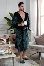 Men’s Robe with Hood – Ultra-Soft Plush Comfort for Everyday Use