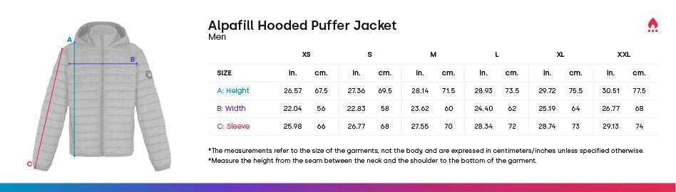 Men's Alpafill Puffer Alpaca Jacket - Che Cose Belle