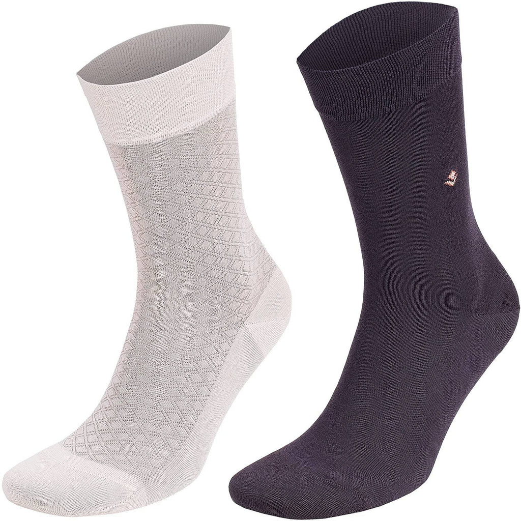 Men’s Bamboo Lightweight Dress & Trouser Socks – 8 - Pack | Odor - Free, Breathable, Premium Comfort - 543 - Che Cose Belle