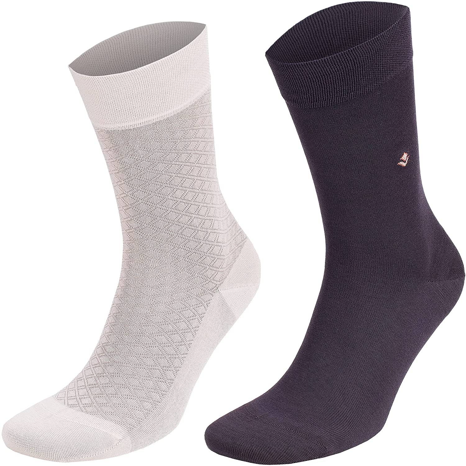 Men’s Bamboo Lightweight Dress & Trouser Socks – 8 - Pack | Odor - Free, Breathable, Premium Comfort - 543 - Che Cose Belle