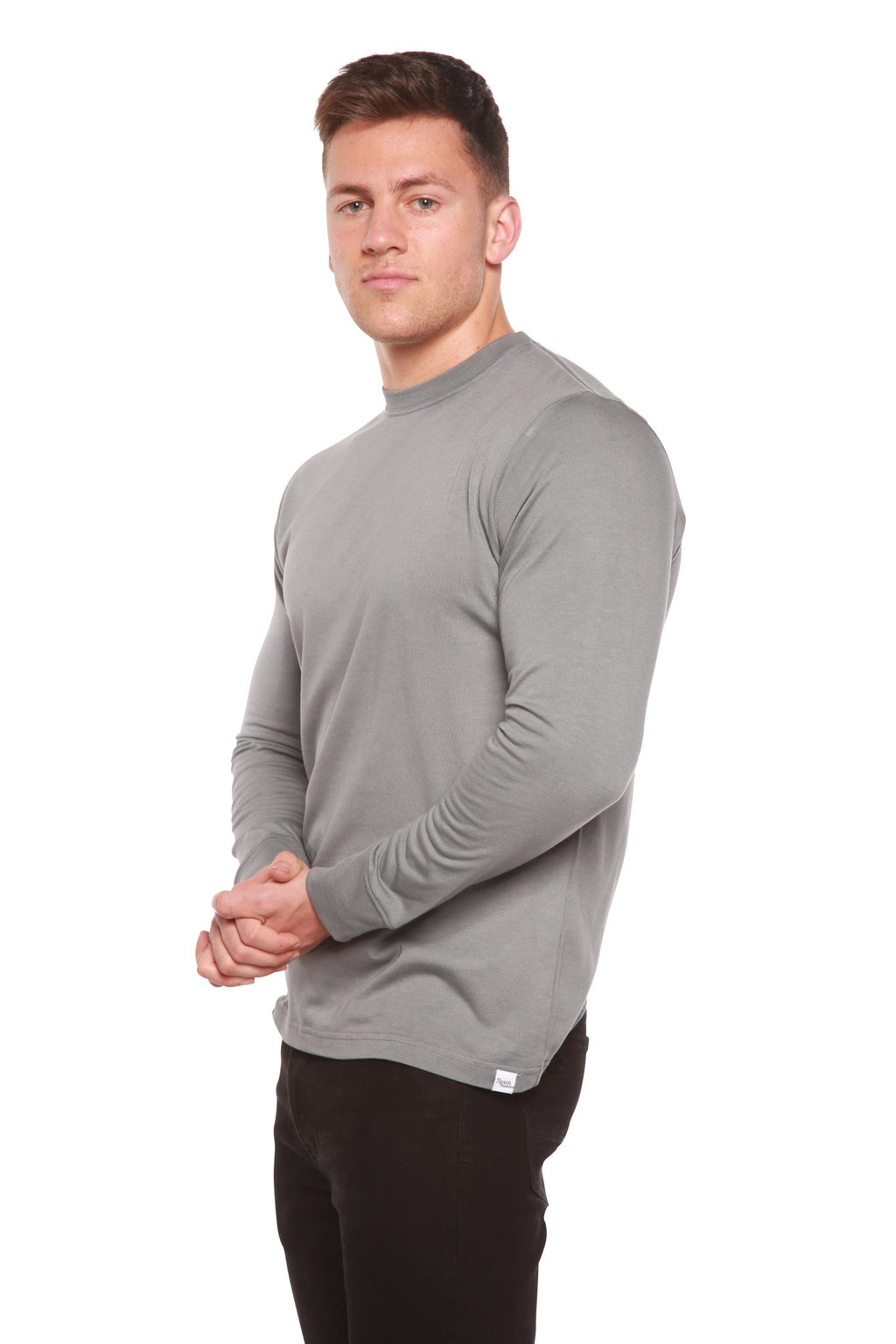 Men's Bamboo Viscose/Organic Cotton Long Sleeve T-Shirt - Che Cose Belle