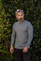 Men's Bamboo Viscose/Organic Cotton Long Sleeve T-Shirt - Che Cose Belle